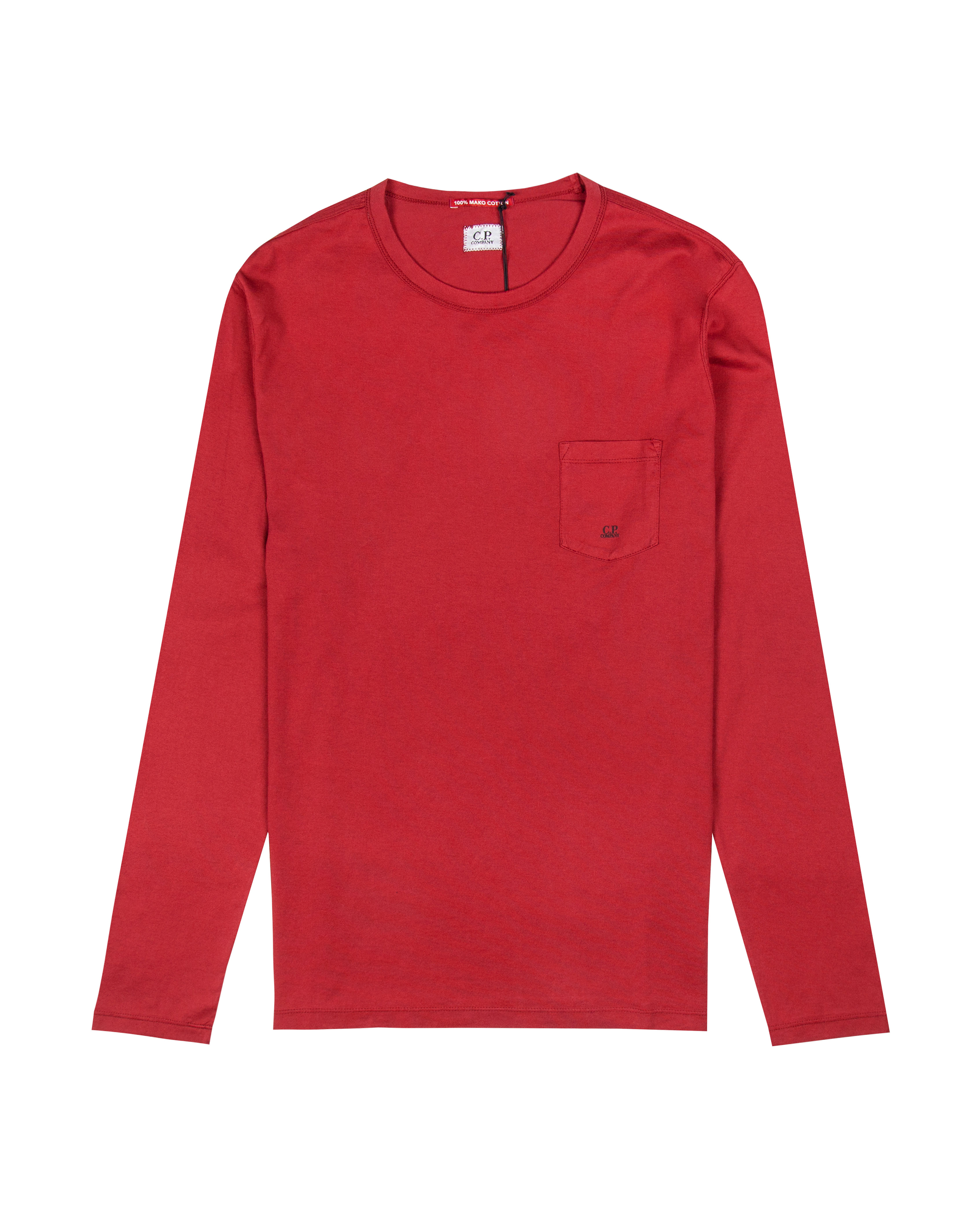 LONG SLEEVE MAKO COTTON POCKET T-SHIRT 