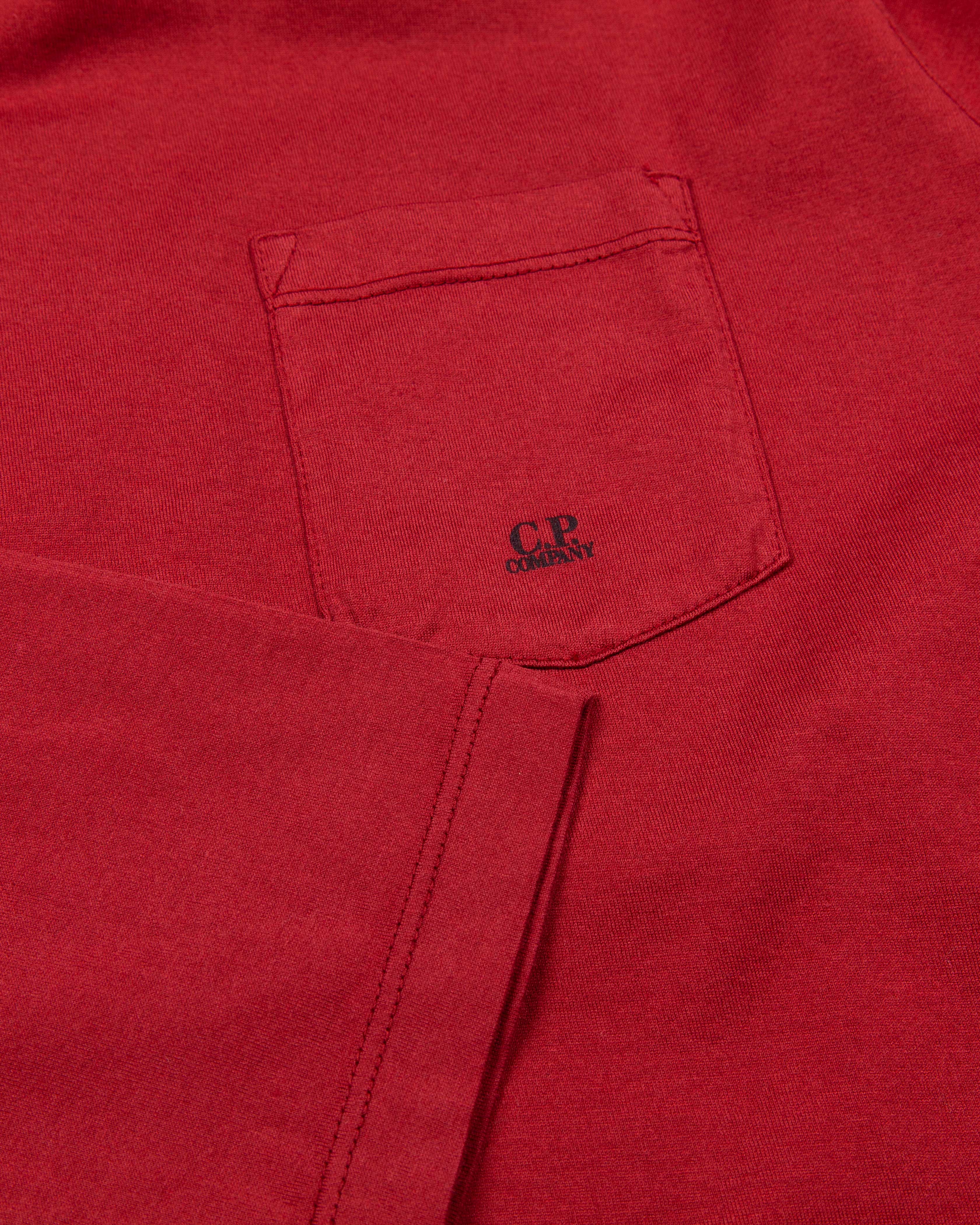 LONG SLEEVE MAKO COTTON POCKET T-SHIRT 