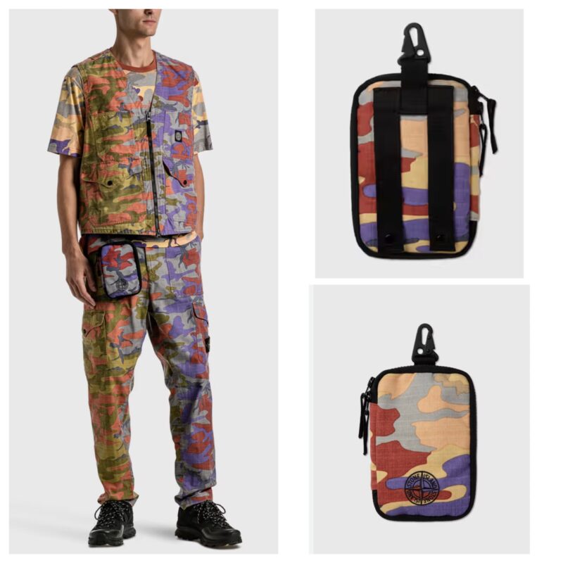 Сумка Stone Island Heritage Camouflage Ripstop Nylon Watro Pocket Bag Сумка Stone Island Heritage Camouflage Ripstop Nylon Watro Pocket Bag